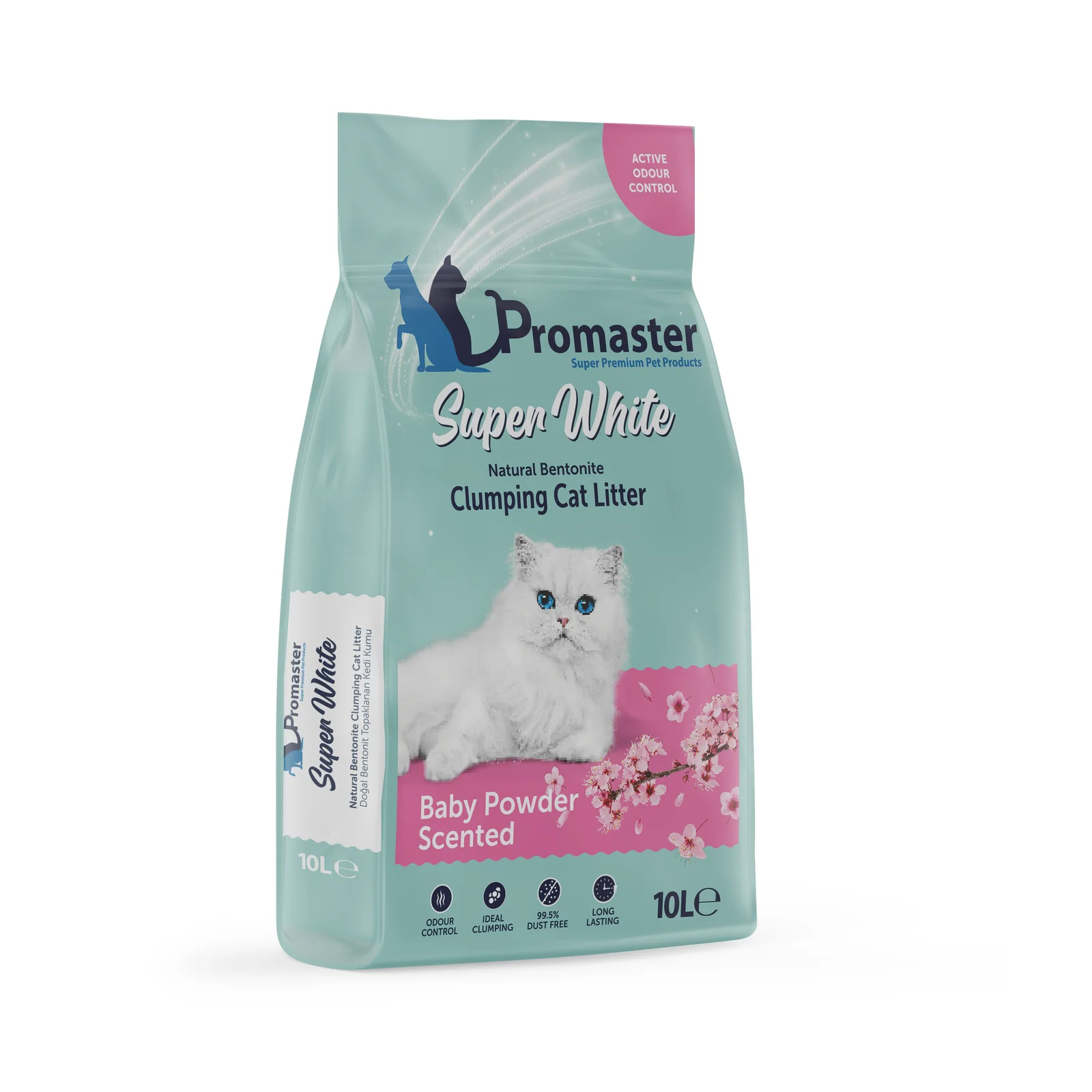 ProMaster baby powder scented bentonite cat litter